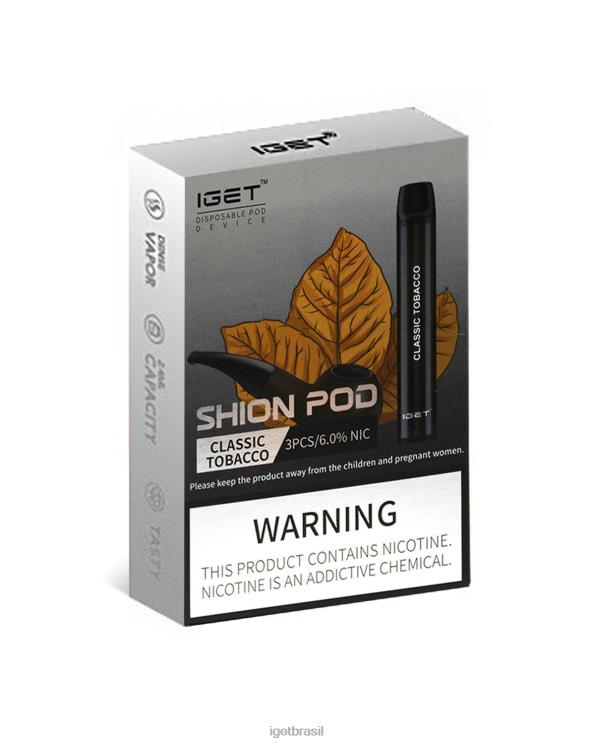 IGET Wholesale 3 x shion B6X829 tabaco clássico