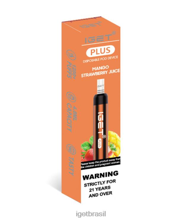 IGET Bar mais B6X8235 suco de manga e morango