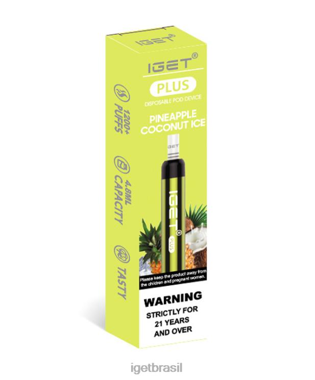 IGET Bar Shop mais B6X8238 gelo de abacaxi e coco