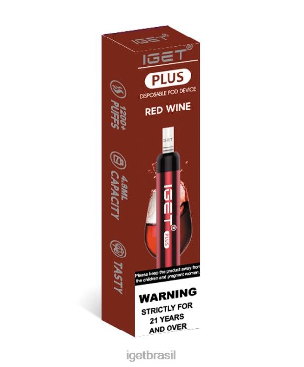 IGET Vape Sale mais B6X8240 vinho tinto