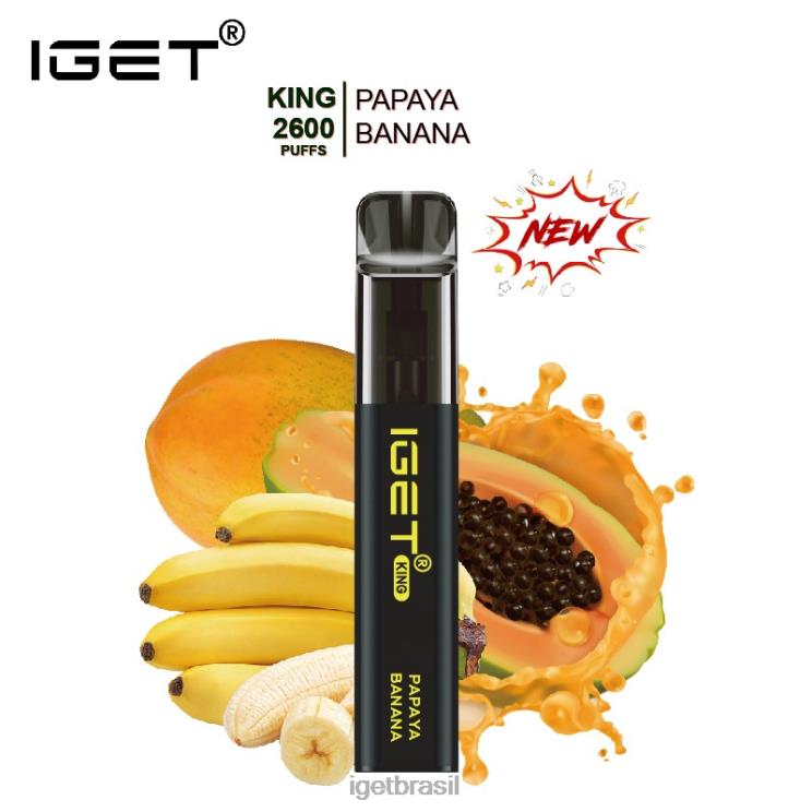 IGET Sale rei - 2.600 baforadas B6X82573 gelo de banana com mamão