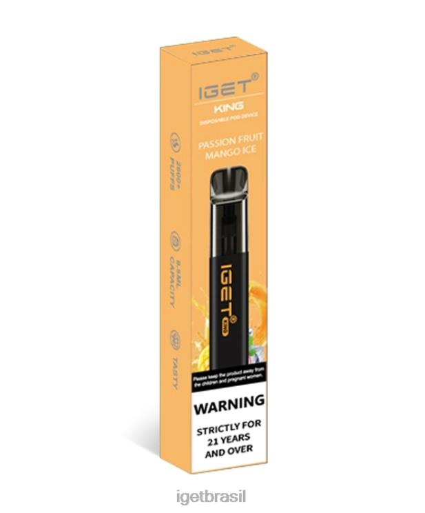 IGET Vape Shop rei B6X82111 gelo de manga e maracujá
