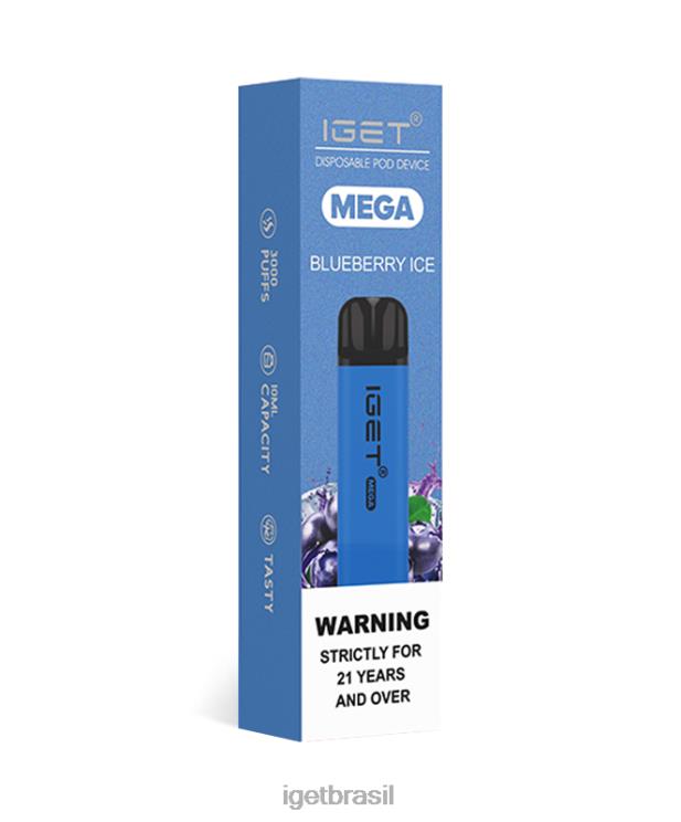 IGET Vape Shop mega B6X82126 gelo de mirtilo