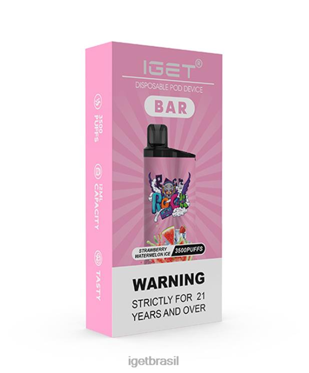 IGET Vape Shop bar B6X82176 gelo de melancia de morango