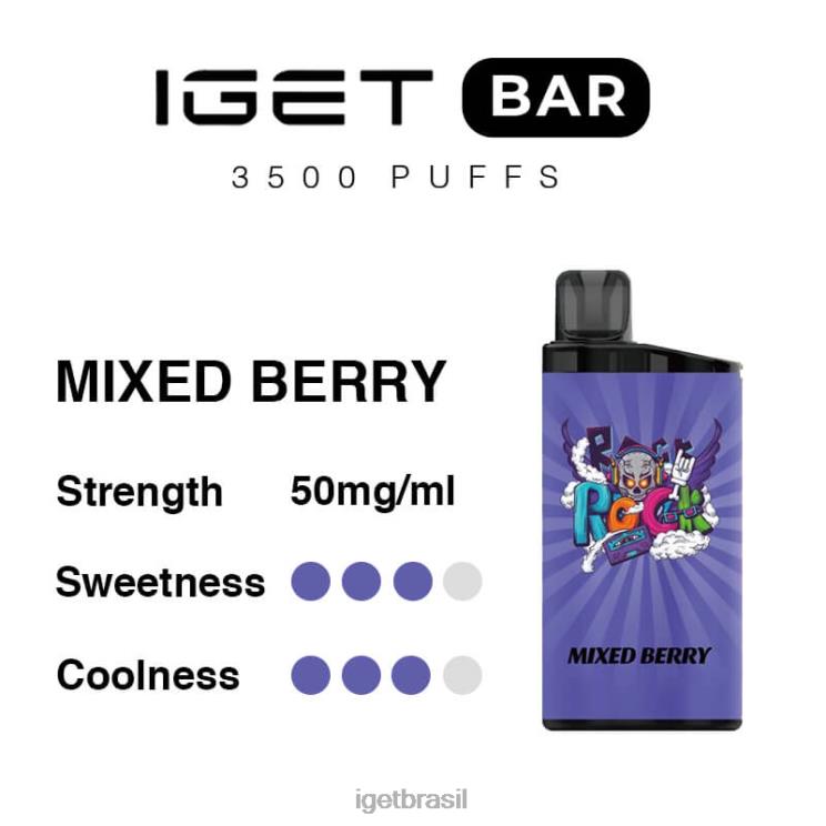 IGET Bar Shop barra 3500 baforadas B6X82283 baga mista