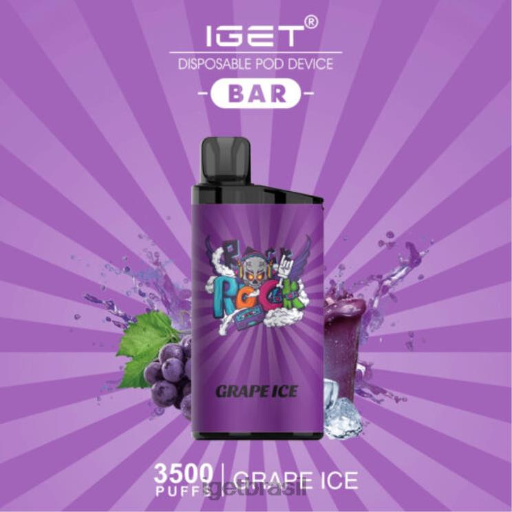 IGET Sale barra - 3500 baforadas B6X82453 gelo de uva