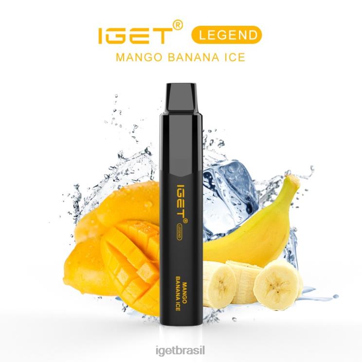 IGET Store lenda - 4000 baforadas B6X82586 gelo de manga e banana