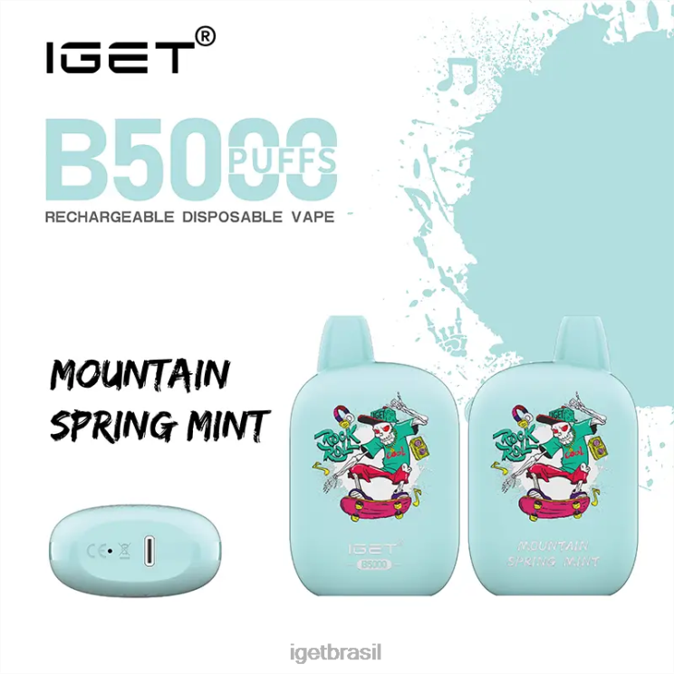 IGET Sale b5000 B6X82318 hortelã da primavera da montanha